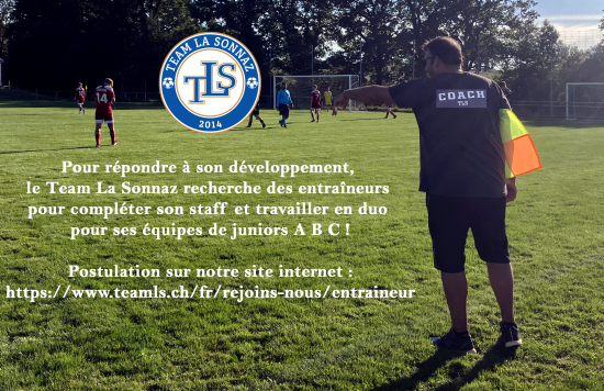 Image Le Team La Sonnaz recherche des entraîneurs ! 